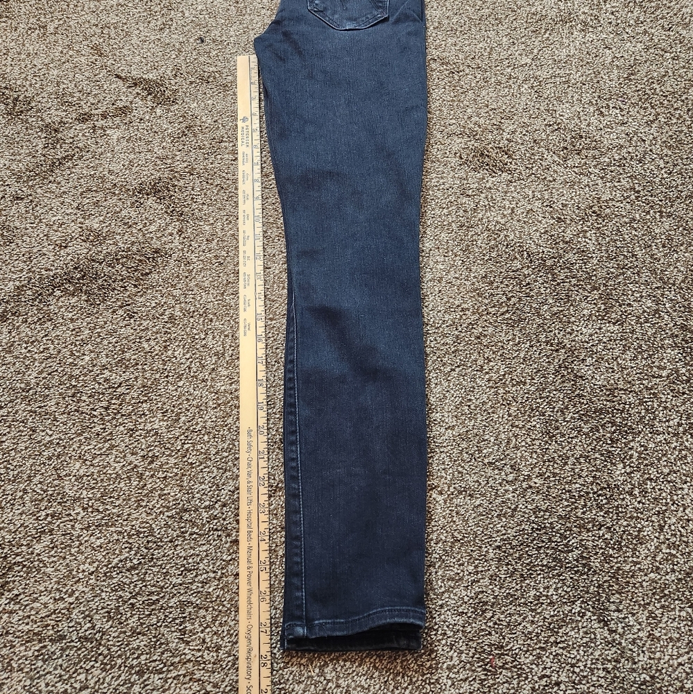Mother High Waisted Looker Jeans In Blackbird Size 26 - Picture 8 of 8